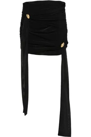 BLUMARINE Minijupe drapée à détail de ceinture