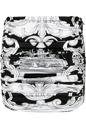 VERSACE Minijupe à imprimé baroque