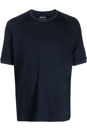 Giorgio Armani T-shirt texturé à encolure ronde