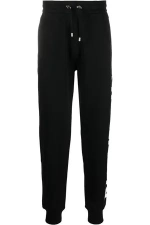 Balmain Pantalon de jogging UEZ Vert en coton