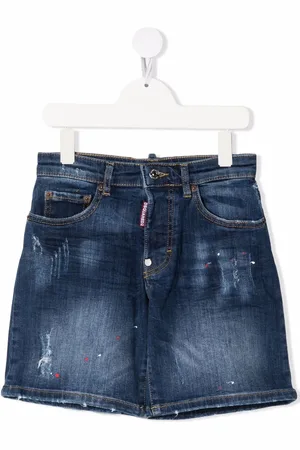 Dsquared2 Short en jean à effet usé