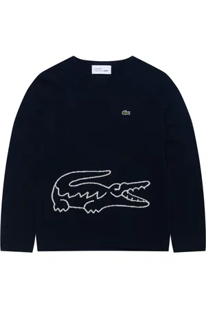 Comme des Garçons Pull en laine à patch logo
