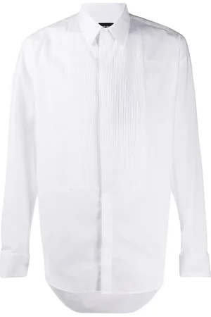 Giorgio Armani Chemise à plastron plissé