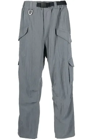 Y-3 Pantalon ceinturé à poches cargo
