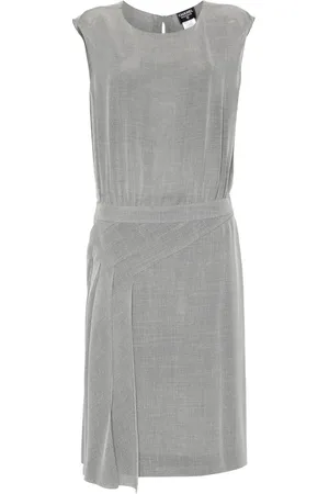 CHANEL Robe mi-longue à détails plissés (1999)