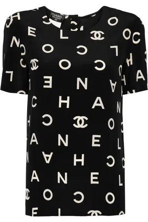 CHANEL T-shirt à logo imprimé (1997)