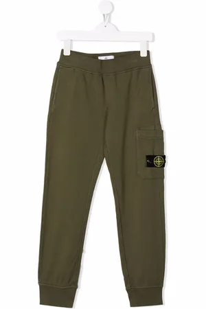 Stone Island Pantalon de jogging à patch logo