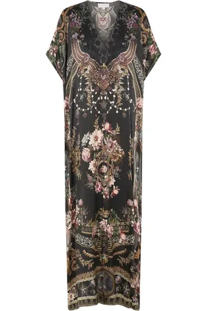 Camilla Caftan à empiècements en dentelle