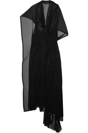 Balenciaga Robe longue à col v