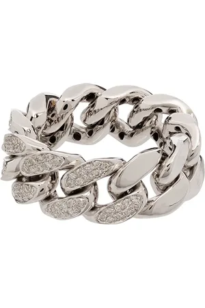 Shay Bague en or blanc 18 ct sertie de diamants