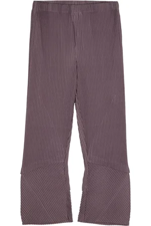Issey Miyake Pantalon Aerial à design plissé