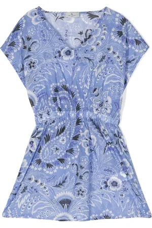 Etro Robe en coton à fleurs