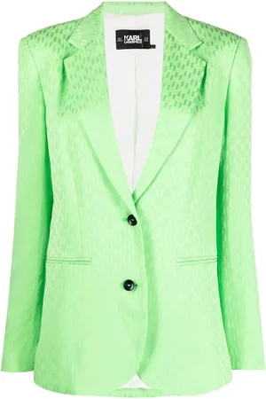 Karl Lagerfeld Blazer à motif monogrammé en jacquard