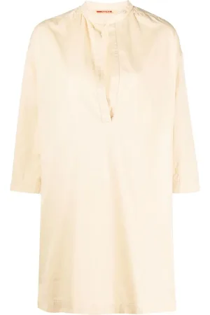 Prada Blouse à col officier (années 1990)