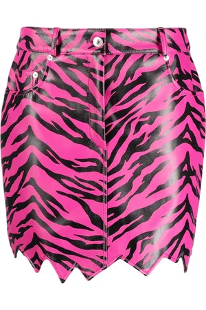 Moschino Jupe imprimée à motif zigzag