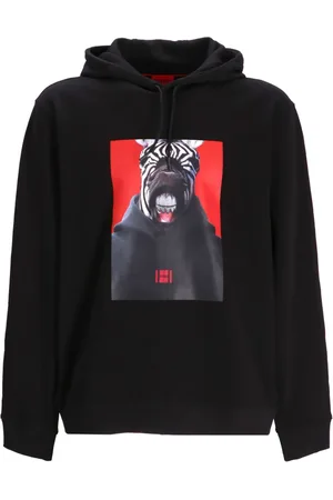 HUGO BOSS Hoodie Debras à imprimé photographique
