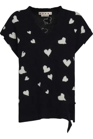 Marni Débardeur Bunch of Hearts en laine d
