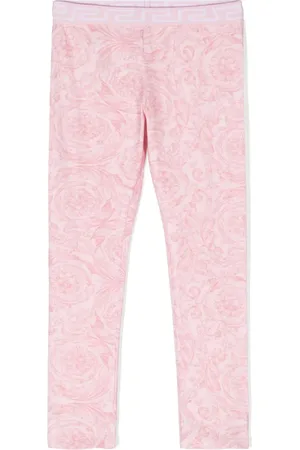 VERSACE Legging stretch à imprimé baroque