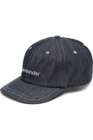 and wander Casquette en jean à logo
