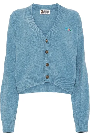 A Bathing Ape Cardigan à logo brodé