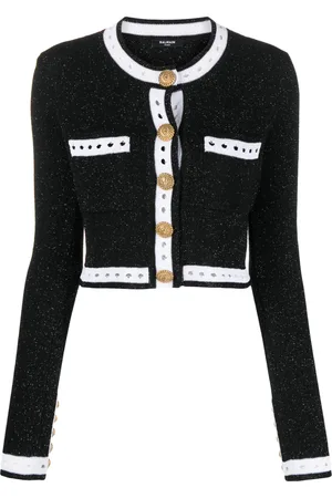 Balmain Cardigan boutonné à manches longues
