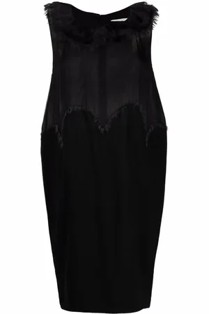 Saint Laurent Robe sans manches à bords francs (années 2000)