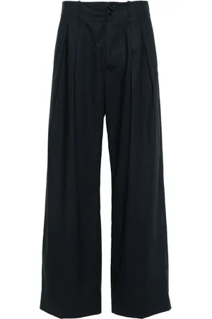 Plan C Pantalon ample à design plissé