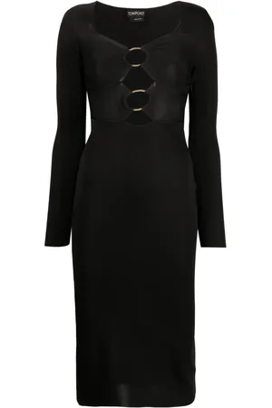 Tom Ford Robe mi-longue à découpes