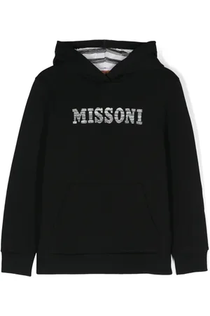 Missoni Hoodie en coton à logo brodé