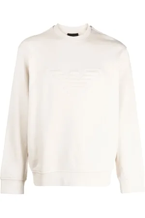 Emporio Armani Sweat en coton à logo embossé