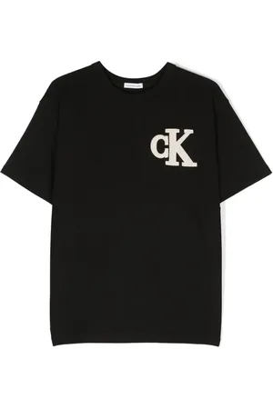 Calvin Klein T-shirt en coton à patch logo