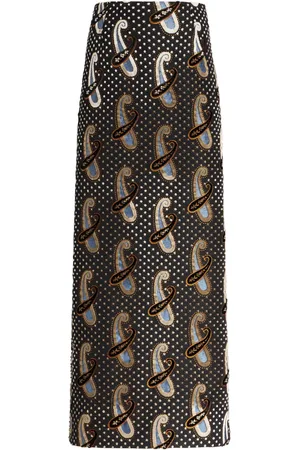 Etro Jupe imprimée à taille haute