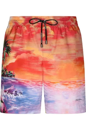 Dolce & Gabbana Short de bain à imprimé graphique