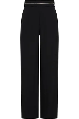 DION LEE Pantalon en laine à coupe droite