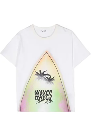 Molo T-shirt Riley Waves Of Joy