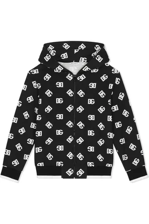 Dolce & Gabbana Hoodie zippé à logo DG