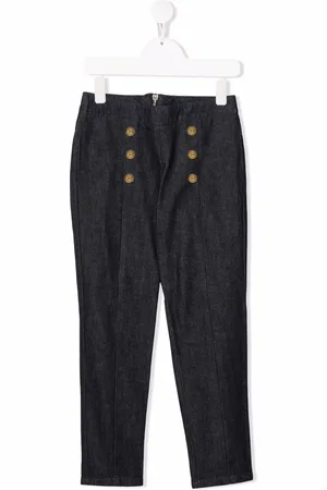 Balmain Pantalon à boutonnière croisée