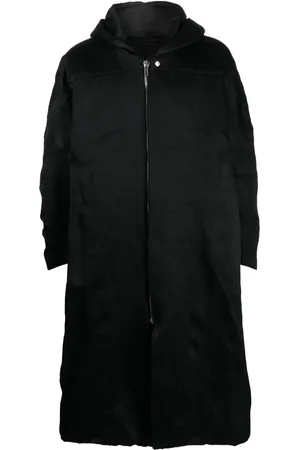 Rick Owens Manteau zippé à capuche