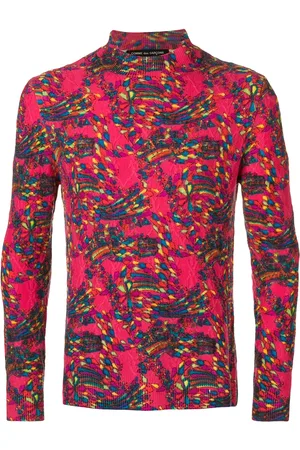 Comme des Garçons Pull texturé à col montant