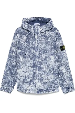 Stone Island Veste à motif Compass