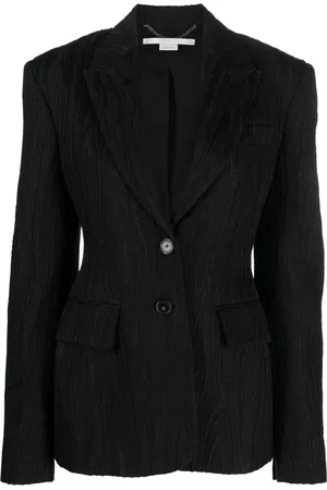Stella McCartney Blazer en jacquard à simple boutonnage