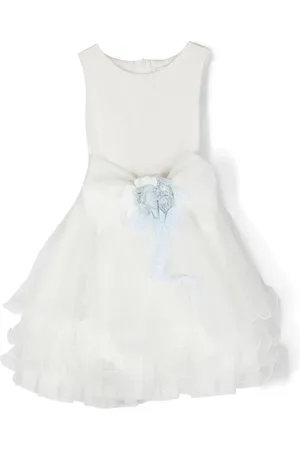 Mimilù Robe à fleurs appliquées