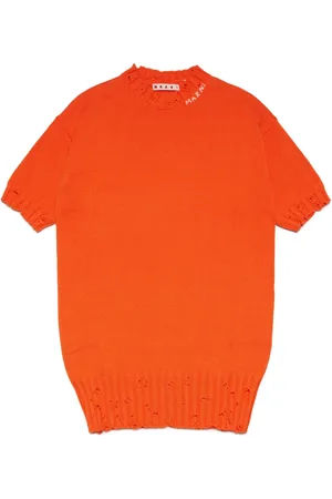 Marni Robe en maille à logo brodé