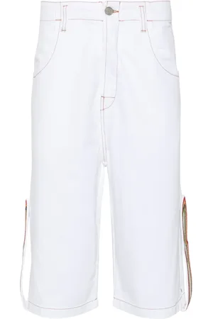 Bluemarble Short en jean à ornements en cristal