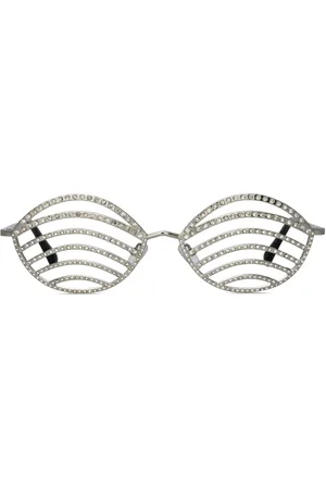 Linda Farrow Lunettes de soleil Party Goddess à monture papillon