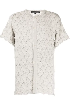 robyn lynch Cardigan en coton Wave à manches courtes