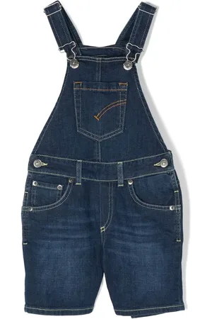 Dondup Salopette en jean à patch logo