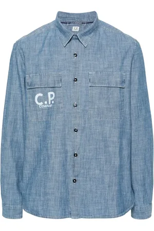 C.P. Company Chemise à logo imprimé