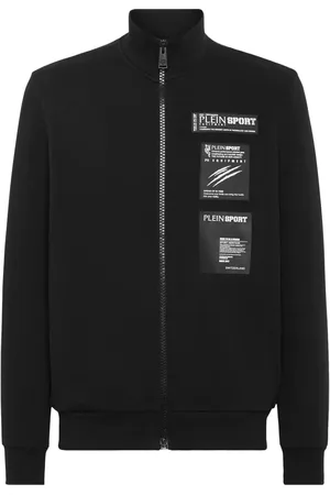 Philipp Plein Veste zippée à logo appliqué