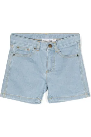 BONPOINT Short en jean à logo brodé